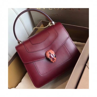 Bvlgari Serpenti Forever Tote Shoulder Bag,20CM - 불가리 세르펜티 포에버 토트 숄더백,BVLB0100,20cm,와인