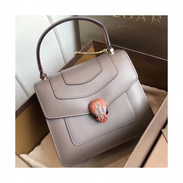 Bvlgari Serpenti Forever Tote Shoulder Bag,18CM - 불가리 세르펜티 포에버 토트 숄더백,BVLB0099,18cm,그레이