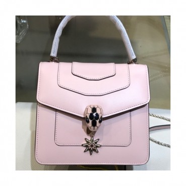 Bvlgari Serpenti Forever Tote Shoulder Bag,18CM - 불가리 세르펜티 포에버 토트 숄더백,BVLB0085,18cm,연핑크