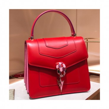 Bvlgari Serpenti Forever Tote Shoulder Bag,18CM - 불가리 세르펜티 포에버 토트 숄더백,BVLB0080,18cm,레드