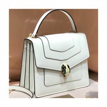 Bvlgari Serpenti Forever Tote Shoulder Bag,20CM - 불가리 세르펜티 포에버 토트 숄더백,BVLB0052,20cm,화이트