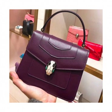 Bvlgari Serpenti Forever Tote Shoulder Bag,20CM - 불가리 세르펜티 포에버 토트 숄더백,BVLB0048,20cm,퍼플