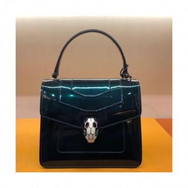 Bvlgari Serpenti Forever Tote Shoulder Bag,18CM - 불가리 세르펜티 포에버 토트 숄더백,BVLB0043,18cm,그린