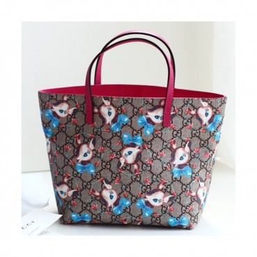 Gucci Supreme Mini Tote Bag,21CM - 구찌 수프림 여성용 토트백 410812,GUB0361,21CM,브라운