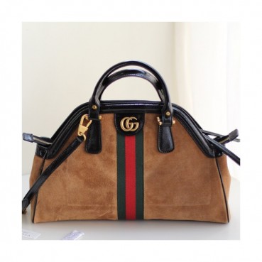 Gucci Medium Re Belle Top Handle Tote Bag,39CM - 구찌 미듐 르벨 탑핸들 토트백 516459,GUB0355 ,39cm,브라운