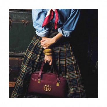 Gucci 2019 Arli  Tote Bag,37CM - 구찌 2019 알리 토트백 550130,GUB0252,37CM,레드