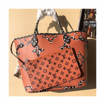 Louis Vuitton Never Full Tote Shoulder Shopper Bag,32cm - 루이비통 네버풀 토트 숄더 쇼퍼백 M41177 ,LOUB1009,32cm,오렌지