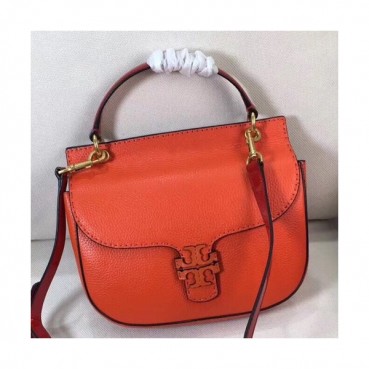 Tory Burch Mcgraw  Satchel Leather Tote Shoulder Bag,25.5cm - 토리버치 맥그로우 사첼 레더 토트 숄더백 TBB0183,25.5cm,오렌지