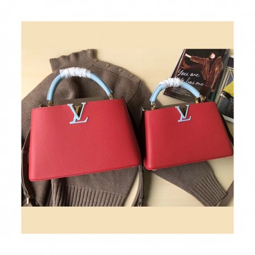 Louis Vuitton Capucines Tote Shoulder Bag,27/31cm - 루이비통 카푸신 토트 숄더백  M94517,LOUB0908 ,27/31cm,레드+브라운
