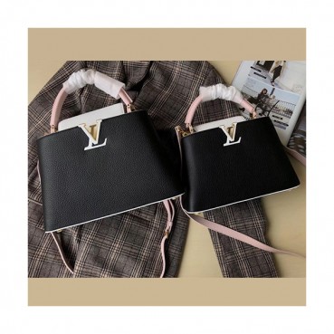 Louis Vuitton Capucines Tote Shoulder Bag,27/31cm - 루이비통 카푸신 토트 숄더백  M94517,LOUB0907 ,27/31cm,블랙+화이트