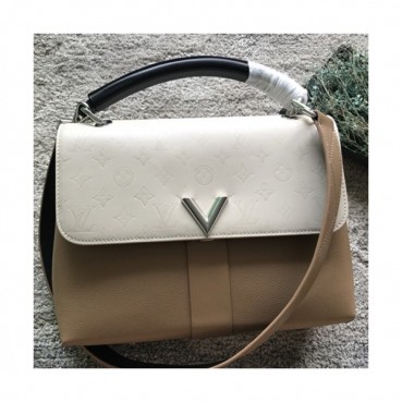 Louis Vuitton Very One Handle Tote Shoulder Bag ,29cm - 루이비통 베리원 핸들 토트 숄더백, M51989,LOUB0906,29cm,베이지+화이트