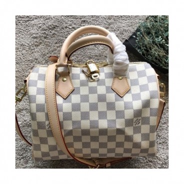 Louis Vuitton Speedy MonogramTote Shoulder Bag,25cm - 루이비통 스피디 모노그램 토트 숄더백 M41113 ,LOUB0891,25cm,화이트