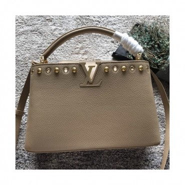 Louis Vuitton Capucines Tote Shoulder Bag,27/31/36cm - 루이비통 카푸신 토트 숄더백  M48865 ,LOUB0815,27/31/36cm,베이지