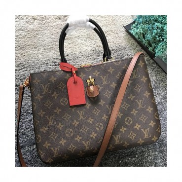 Louis Vuitton Millefeuille Tote Shoulder Bag,33cm - 루이비통 밀푀유 토트 숄더백 M44254,LOUB0807,33cm,브라운