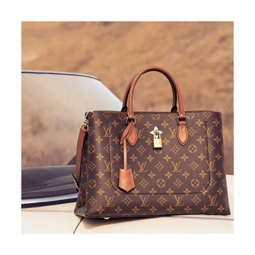Louis Vuitton MonogramTote Shoulder Bag,34cm - 루이비통 모노그램 토트 숄더백 LOUB0755,34cm,브라운