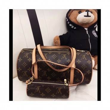 Louis Vuitton Papillon Monogram Tote Bag,30cm - 루이비통 파필론 모노그램 토트백 M51385 ,LOUB0716 ,30cm,브라운