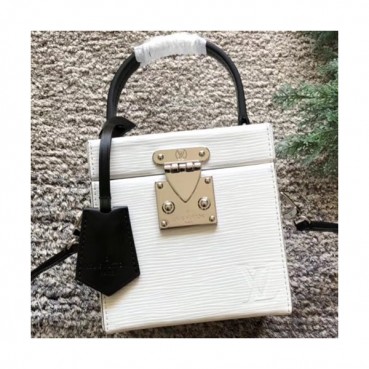 Louis Viutton Bleecker Box Tote Shoulder Cross Bag ,12cm - 루이비통 블리커 박스 토트 숄더 크로스백 ,M52466 ,LOUB0704 ,12cm,화이트