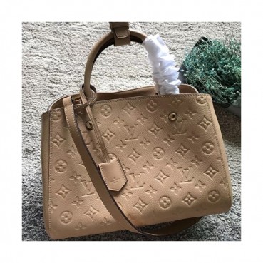 Louis Vuitton Montaigne Tote Shoulder Bag,29cm/33cm - 루이비통 앙프렝트 몽테뉴 토트 숄더백 M41048,LOUB0688,29cm/33cm,베이지