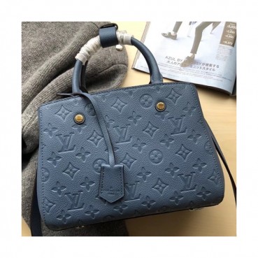 Louis Vuitton Montaigne Tote Shoulder Bag,29cm/33cm - 루이비통 앙프렝트 몽테뉴 토트 숄더백 M41048,LOUB0686,29cm/33cm,블루