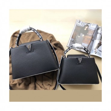 Louis Vuitton Capucines Tote Shoulder Bag,27/31cm - 루이비통 카푸신 토트 숄더백  M52384,LOUB0684 ,27/31cm,블랙