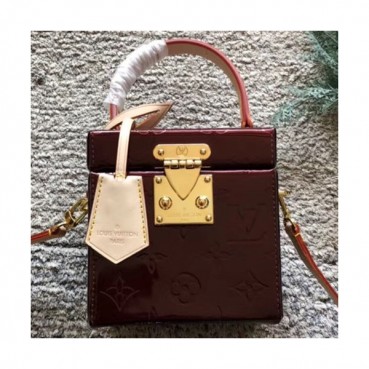 Louis Viutton Bleecker Box Tote Shoulder Cross Bag ,12cm - 루이비통 블리커 박스 토트 숄더 크로스백 ,M52466,LOUB0674 ,12cm,와인