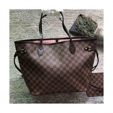 Louis Vuitton Never Full Monogram Tote Shoulder Shopper Bag,32/40cm - 루이비통 네버풀 모노그램 토트 숄더 쇼퍼백 M40995,LOUB0562 ,32/40cm,브라운+핑크