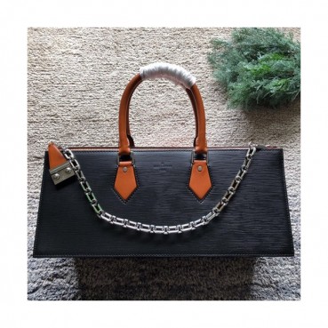 Louis Vuitton Sac Tricot Monogram Vernis Tote Shoulder Bag,39.5cm - 루이비통 삭 트리코 모노그램 베르니 토트 숄더백 M44371,LOUB0487 ,39.5cm,블랙