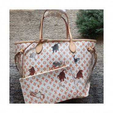 Louis Vuitton Never Full Tote Shoulder Shopper Bag,31cm - 루이비통 네버풀 토트 숄더 쇼퍼백 M44459,LOUB0467 ,31cm,화이트