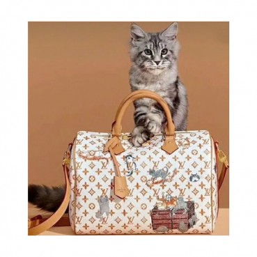 Louis Vuitton Speedy Tote Shoulder Cross Bag,30cm - 루이비통 스피디 토트 숄더 크로스백 M44401,LOUB0466 ,30cm,화이트