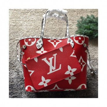Louis Vuitton Never Full Tote Shoulder Shopper Bag,32cm - 루이비통 네버풀 토트 숄더 쇼퍼백 M41177,LOUB0450 ,32cm,레드