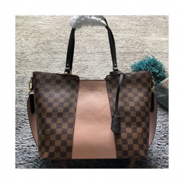 Louis Vuitton Tote Shoulder Bag,41cm - 루이비통 다미에 저지 토트 숄더백  N44041 ,LOUB0418,41cm,브라운+핑크