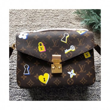 Louis Vuitton Pochette Metis Tote Shoulder Bag,25cm - 루이비통  포쉐트 메티스 토트 숄더백,M40780,LOUB0412 ,25cm,브라운