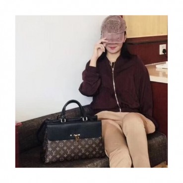 Louis Vuitton Venus Tote Shoulder Bag,37cm - 루이비통 비너스 토트 숄더백 M41737,LOUB0385 ,37cm,브라운+블랙