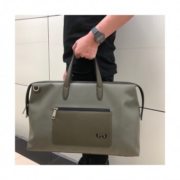 Fendi Leather & Nylon Tote Shoulder Bag ,50CM - 펜디 레더&나일론 남성용 토트 숄더 여행용가방,  FENB0053,50CM,카키