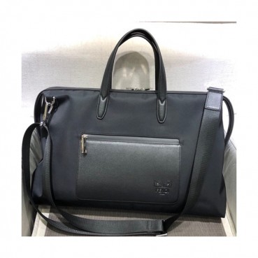 Fendi Leather & Nylon Tote Shoulder Bag ,50CM - 펜디 레더&나일론 남성용 토트 숄더 여행용가방,  FENB0052,50CM,블랙