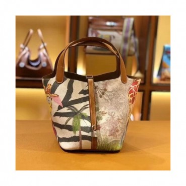Hermes Picotin Lock Togo Leather Tote Bag,22cm - 에르메스 피코탄 락 토고 레더 여성용 토트백 HERB0501, 22cm,베이지