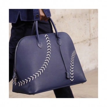 Hermes Bolide Leather Tote Bag ,45cm - 에르메스 볼리드 레더 남여공용 토트백 HERB0165,45cm,블루