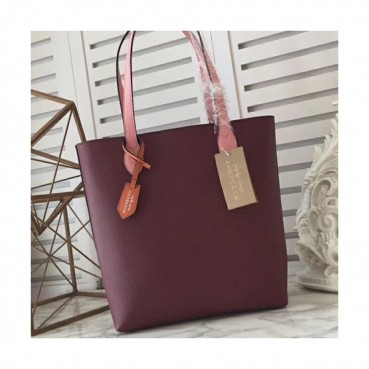 Burberry Leather Tote Shoulder Shopper Bag, 30cm -  버버리 레더 토트 숄더 쇼퍼백,BURB0037,30cm,와인