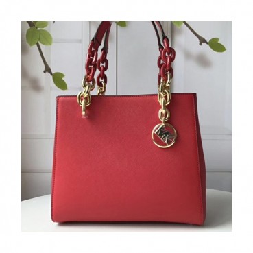 Michael Kors Leather Tote Shoulder Bag,23.5cm - 마이클 코어스 레더 토트 숄더백 MKB0228,23.5cm,레드