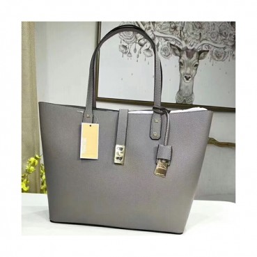 Michael Kors Leather Tote Shoulder Bag,45cm - 마이클 코어스 레더 토트 숄더백 MKB0177,45cm,그레이