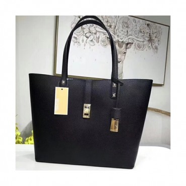 Michael Kors Leather Tote Shoulder Bag,45cm - 마이클 코어스 레더 토트 숄더백 MKB0175,45cm,블랙