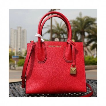 Michael Kors Leather Tote Shoulder Bag, 21/26/32CM - 마이클 코어스 레더 토트 숄더백 ,MKB0164, 21/26/32CM,레드