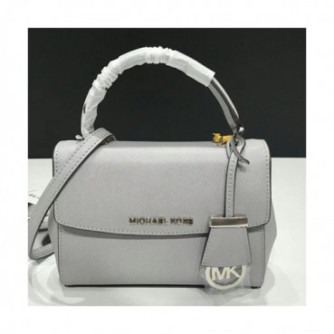 Michael Kors Leather Tote Shoulder Bag, 18/25CM - 마이클 코어스 레더 토트 숄더백 ,MKB0161, 18/25CM,그레이