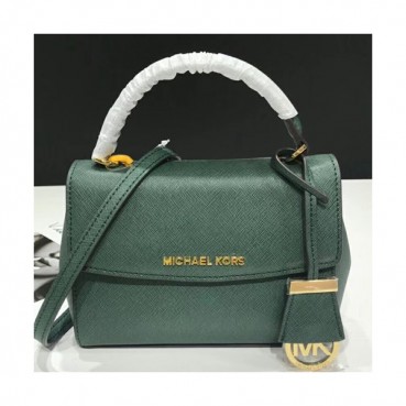 Michael Kors Leather Tote Shoulder Bag, 18/25CM - 마이클 코어스 레더 토트 숄더백 ,MKB0160, 18/25CM,그린