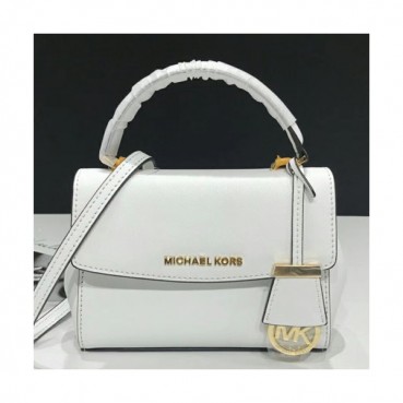 Michael Kors Leather Tote Shoulder Bag, 18/25CM - 마이클 코어스 레더 토트 숄더백 ,MKB0159, 18/25CM,화이트