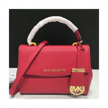 Michael Kors Leather Tote Shoulder Bag, 18/25CM - 마이클 코어스 레더 토트 숄더백 ,MKB0156, 18/25CM,레드
