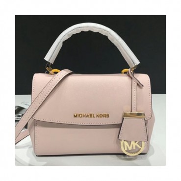 Michael Kors Leather Tote Shoulder Bag, 18/25CM - 마이클 코어스 레더 토트 숄더백 ,MKB0155, 18/25CM,핑크