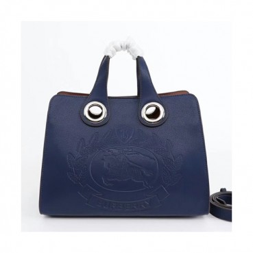 Burberry Leather Tote Shoulder Bag, 35cm -  버버리 레더 토트 숄더백,BURB0026,35cm,블루