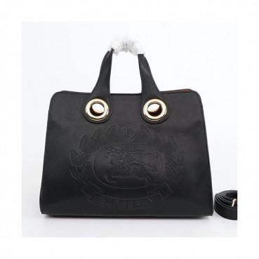 Burberry Leather Tote Shoulder Bag, 35cm -  버버리 레더 토트 숄더백,BURB0024,35cm,블랙