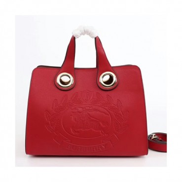 Burberry Leather Tote Shoulder Bag, 35cm -  버버리 레더 토트 숄더백,BURB0023,35cm,레드